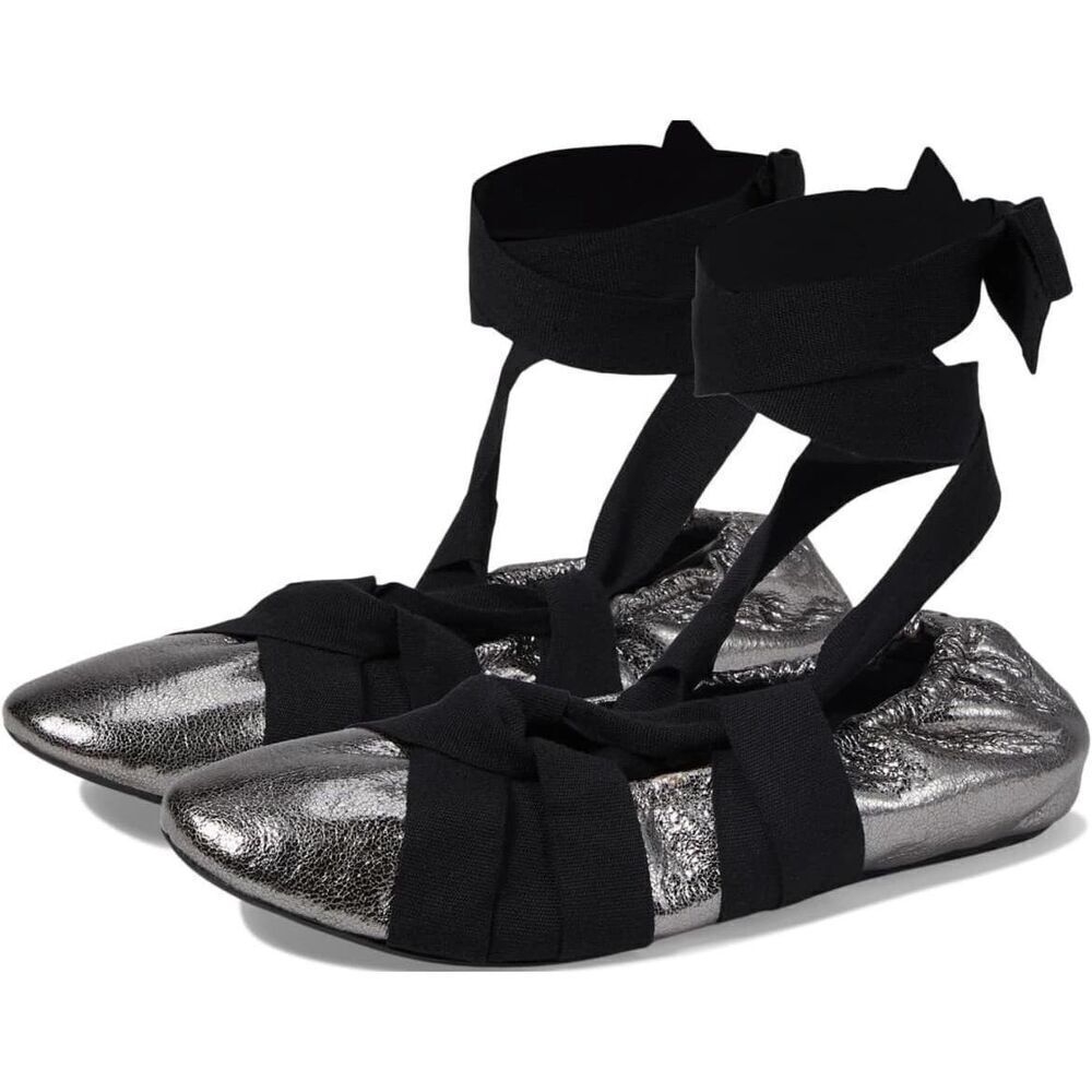 New Free People Cece Wrap Ballet Flats Size 7.5 - Picture 2 of 7